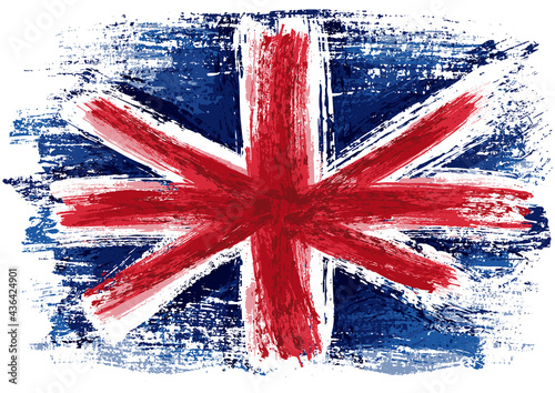 United Kingdom Flag Painted...