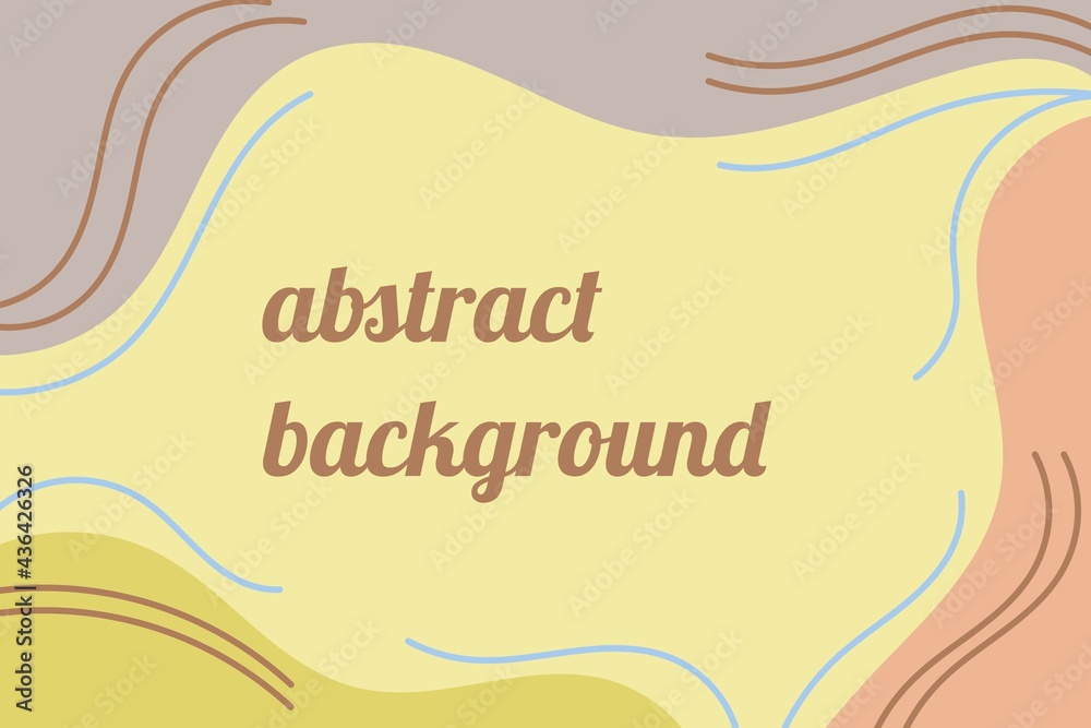Wavy abstract background, cute color with curved thin lines. suitable for backgrounds, websites, banners, posters, etc.