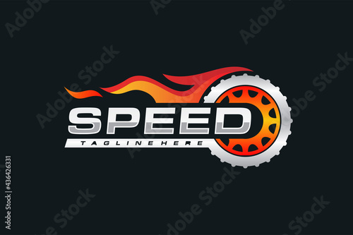 wheel speed fire logo