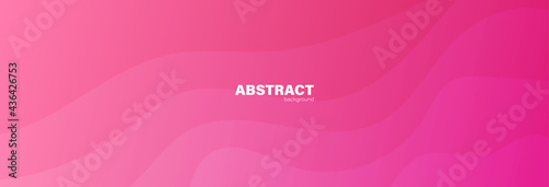 Abstract pink fluid shape modern background with copy space, vector.