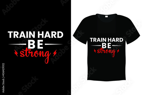 Gym T Shirt Design, Gym Typography Quote Design