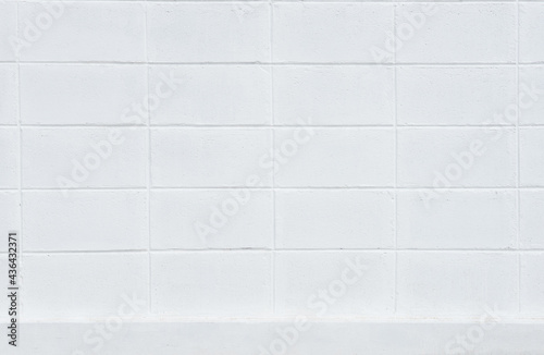 white rough brick wall background
