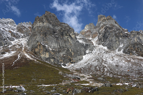 Alpine Himalayan Mountain Range
