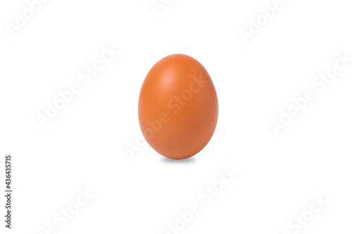 Egg isolated on white background. clipping path