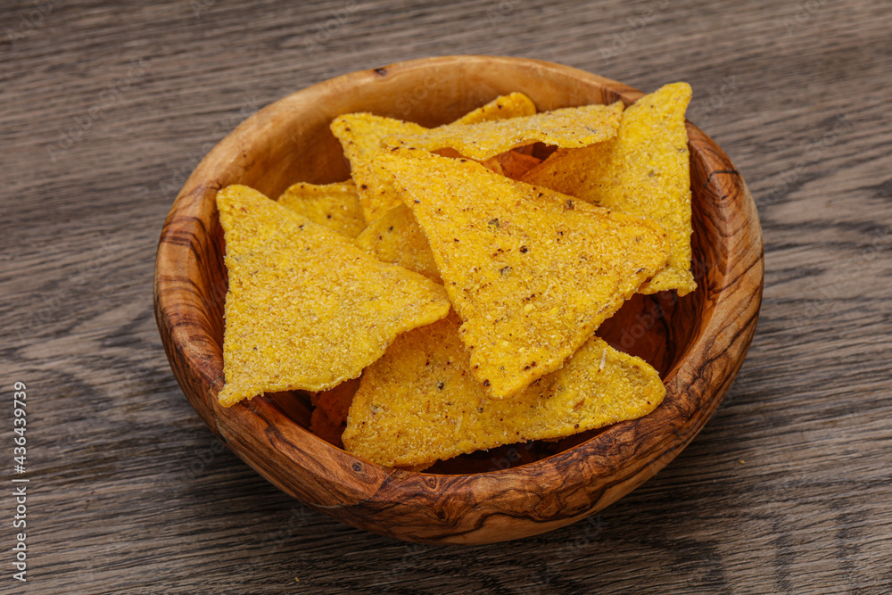 Mexican crunchy corn nachos triangle Mexican crunchy corn nachos triangle