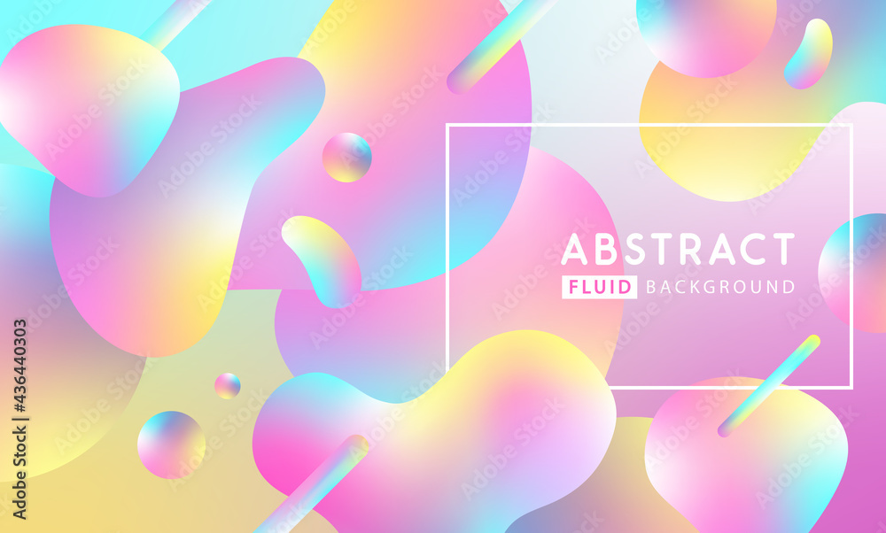 Modern fllow abstract background with free geometric shapes. Liquid Vector illustration Modern fllow abstract background with free geometric shapes. Liquid Vector illustration