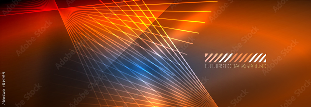 Neon dynamic beams vector abstract wallpaper background. Wallpaper background, design templates for business or technology presentations, internet posters or web brochure covers Neon dynamic beams vector abstract wallpaper background. Wallpaper background, design templates for business or technology presentations, internet posters or web brochure covers
