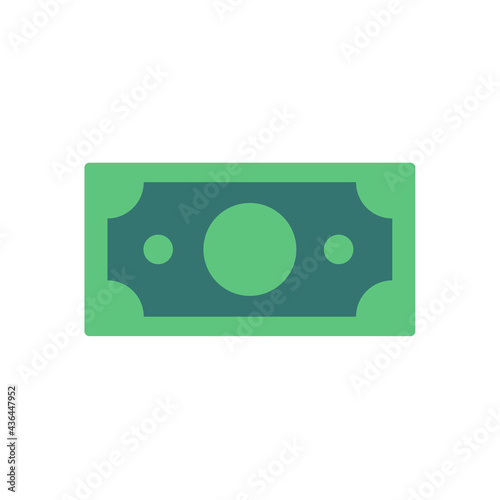 Money icon. Green dollar bills that are very valuable. The concept of a millionaire Spending money