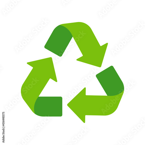 Recycling icon. An arrow that revolves endlessly Reuse concept Recycled.