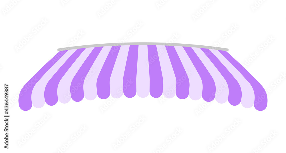 Vector shop awning. Rain protection awning for franchise stores The idea of opening an online store Vector shop awning. Rain protection awning for franchise stores The idea of opening an online store