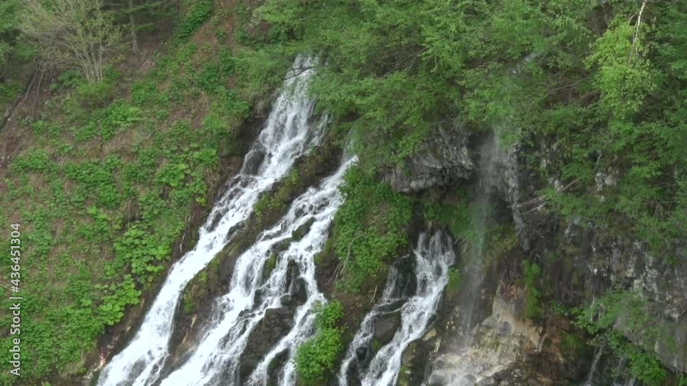 北海道・美瑛の美しい”白ひげの滝”_2 北海道・美瑛の美しい”白ひげの滝”_2