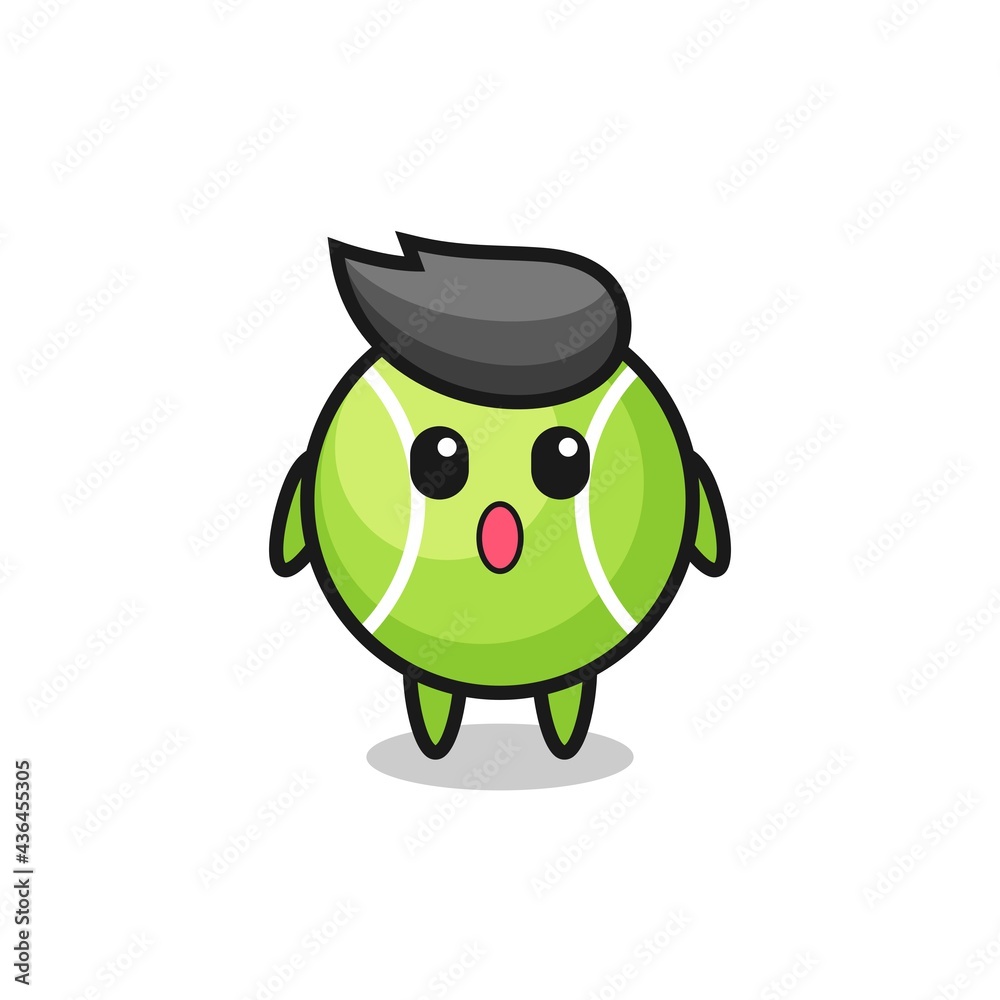 the amazed expression of the tennis cartoon the amazed expression of the tennis cartoon