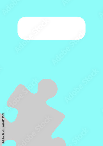 Vertical illustration format A4 - the design of the screen of the phone or tablet for inscriptions and photos