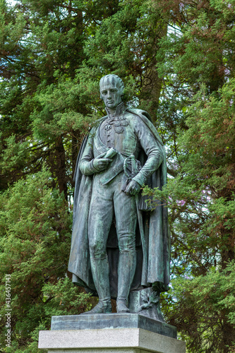 Statue in the spa park of Františkovy Lázně (Franzensbad) - Czech Republic - Europe