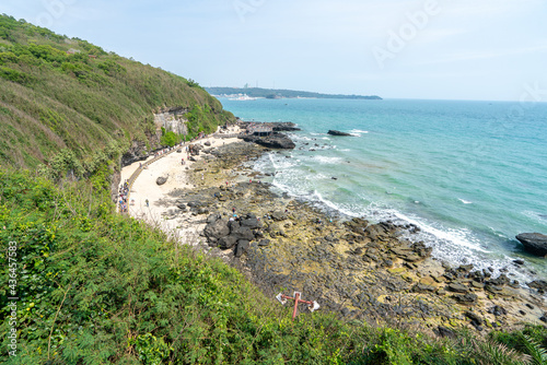 The beach at Weizhou Island in Beihai, Guangxi, China photo