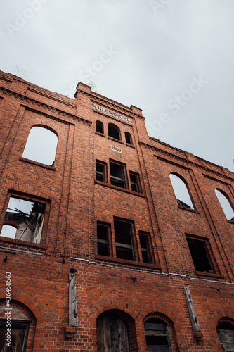 Building of a mill of Gerdauen of 1909 of construction in Zheleznodorozhny, Kaliningrad region