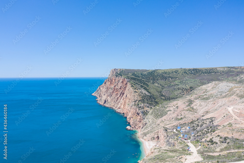 Seascape with a view cape Balaklavsky , Crimea