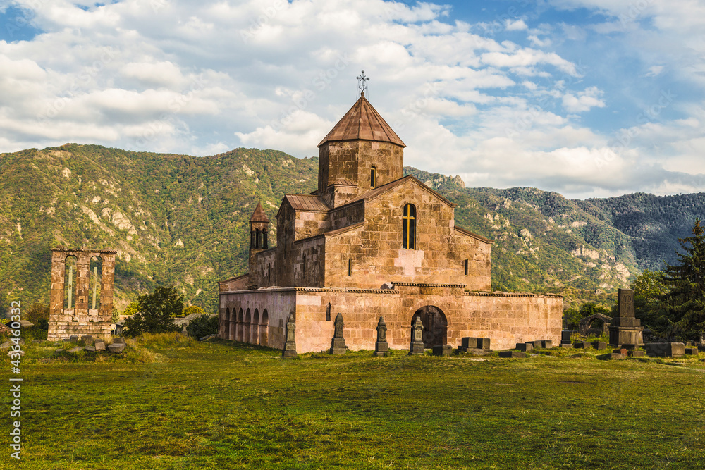 Armenian monastery of the VI century located in the village of Odzun in the Lori region of Armenia Armenian monastery of the VI century located in the village of Odzun in the Lori region of Armenia