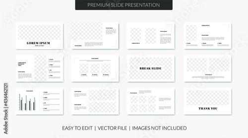 minimal slides presentation template