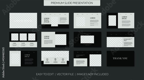 minimal slides presentation template