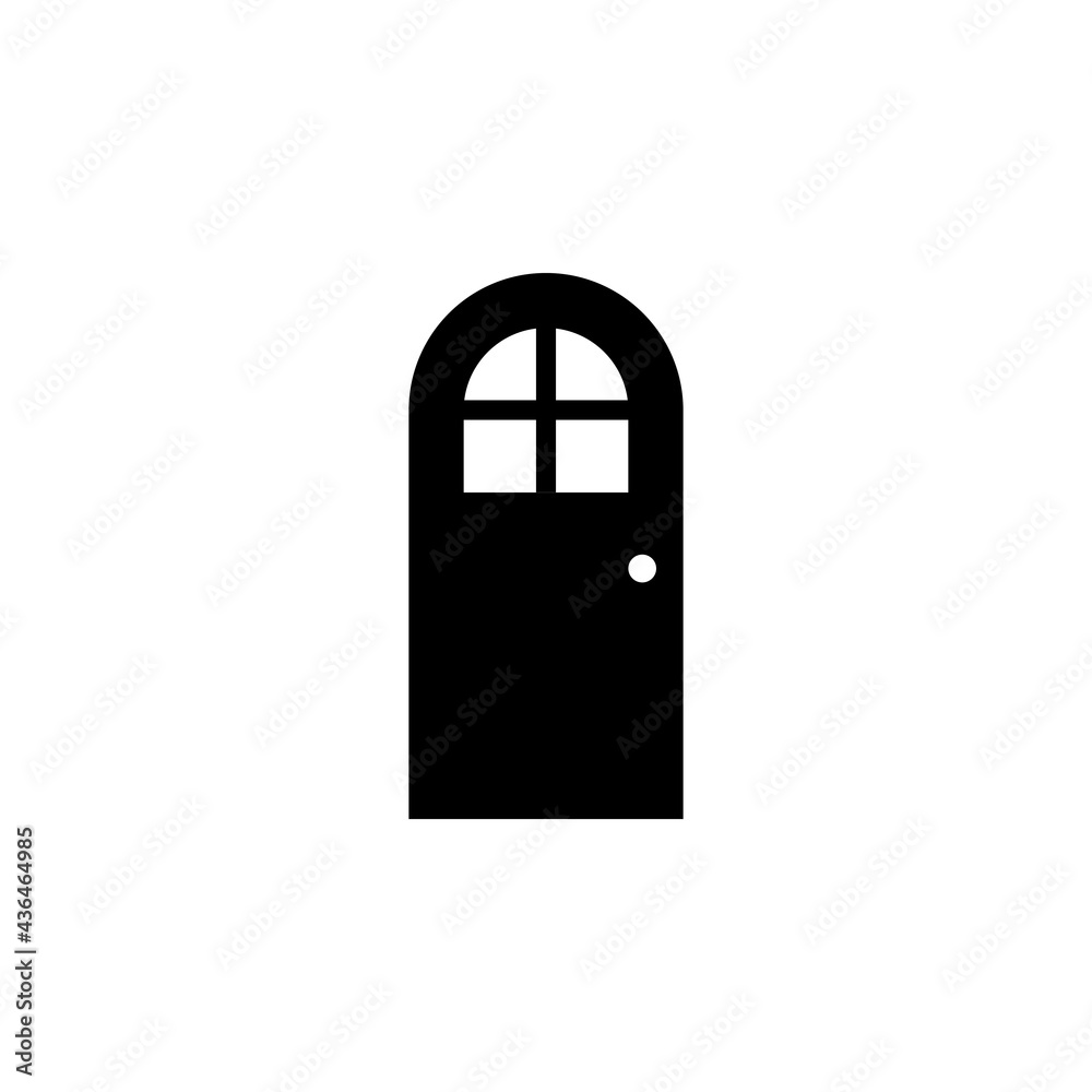 door icon, gate vector, wicket illustration door icon, gate vector, wicket illustration
