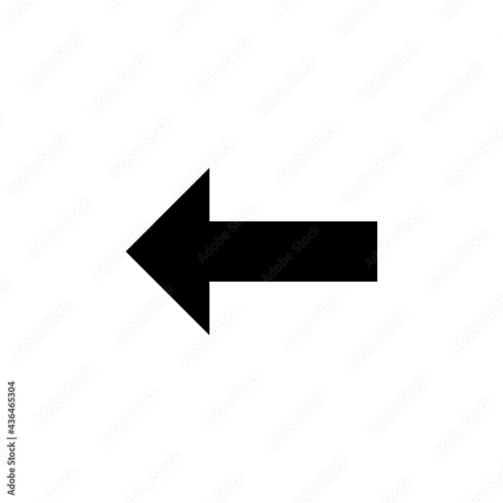 turn left icon, arrow vector turn left icon, arrow vector