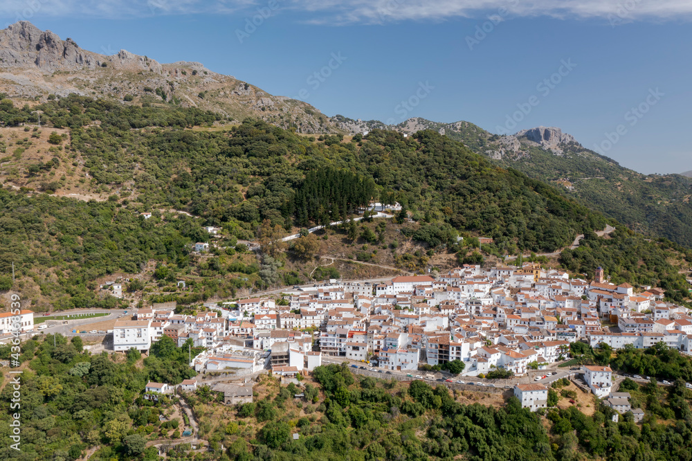 Municipio de Algatocín en la comarca del valle del Genal, Andalucía	