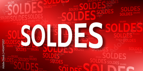 Affiche de Nuage de Soldes