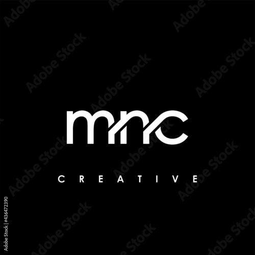 MNC Letter Initial Logo Design Template Vector Illustration photo