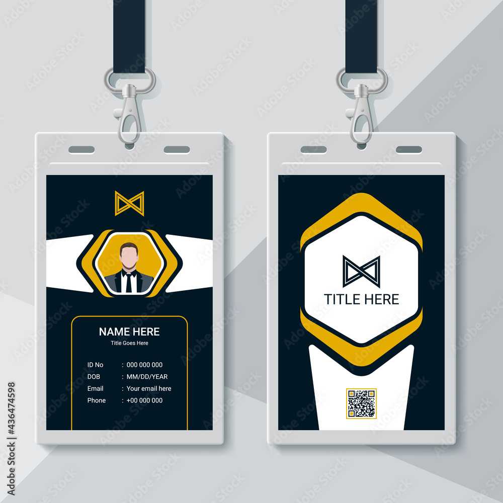 Elegant Id card design template