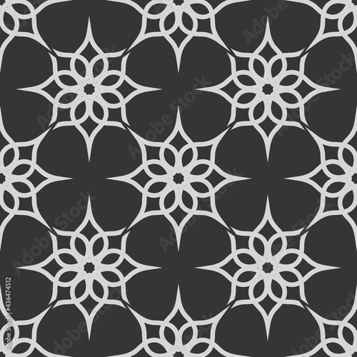 Geometric fabric abstract ethnic pattern, vector illustration style seamless. design for fabric, curtain, background, carpet, wallpaper, clothing, wrapping, Batik, fabric, tile, ceramic