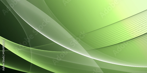 Green Transparency gradient abstract background
