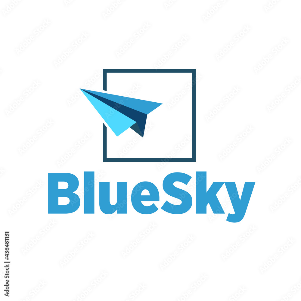 Illustration Vector graphic of paper plane design