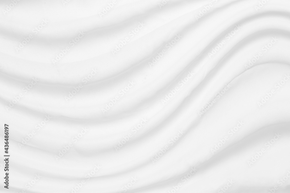 white cloth background soft wrinkled fabric patrem and surface white cloth background soft wrinkled fabric patrem and surface