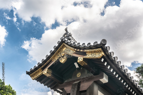 Detail of the Nijo Castle, Kyoto, Japan 