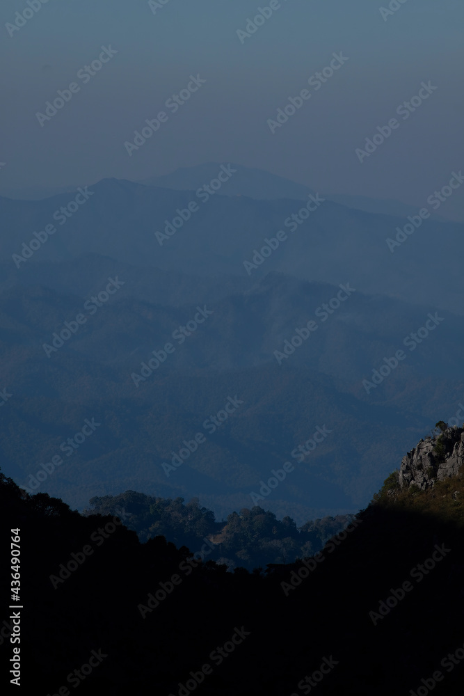 Top mountain at Chiangmai, Thailand