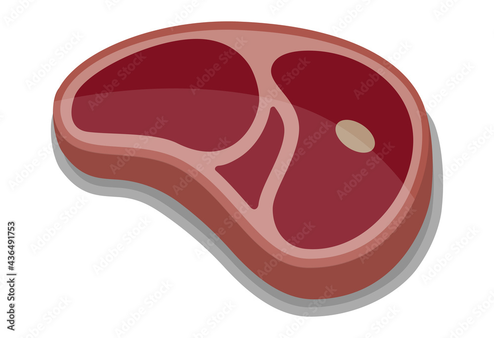 Beef Meat Steak Icons Set. Vector illustration Beef Meat Steak Icons Set. Vector illustration