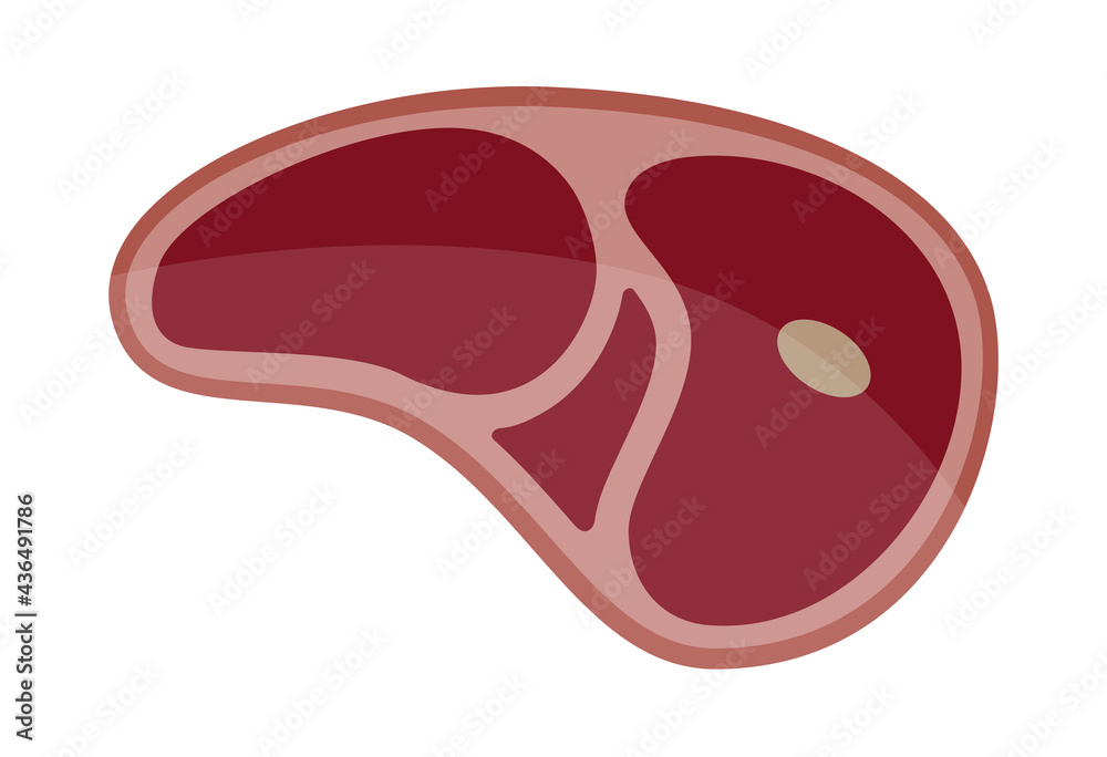 Beef Meat Steak Icons Set. Vector illustration Beef Meat Steak Icons Set. Vector illustration