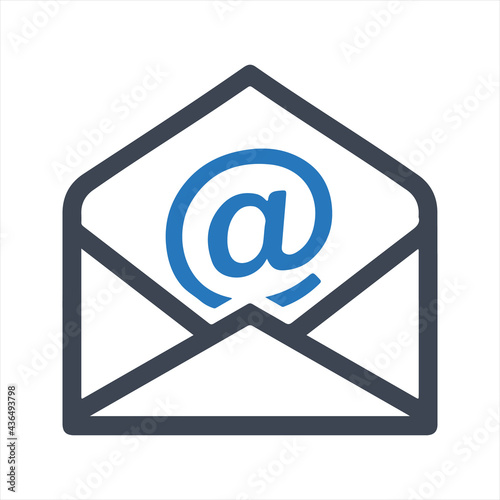 Email icon. Vector and glyph