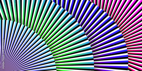 Abstract striped background of bright colored lines.