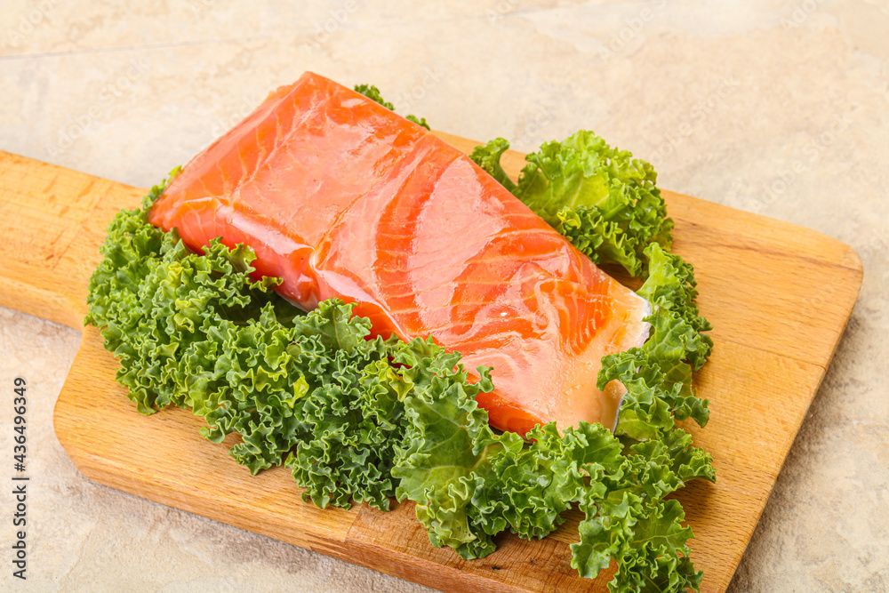 Salmon fillet slice for cooking Salmon fillet slice for cooking