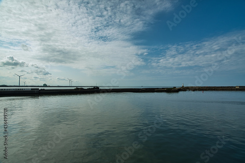 銚子港の水平線 © Tsutomu