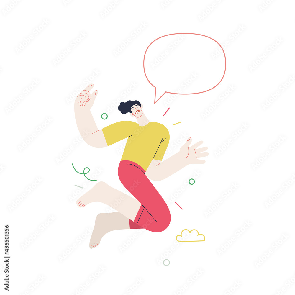 Happiness - happy people jumping in the air cheerfully Happiness - happy people jumping in the air cheerfully