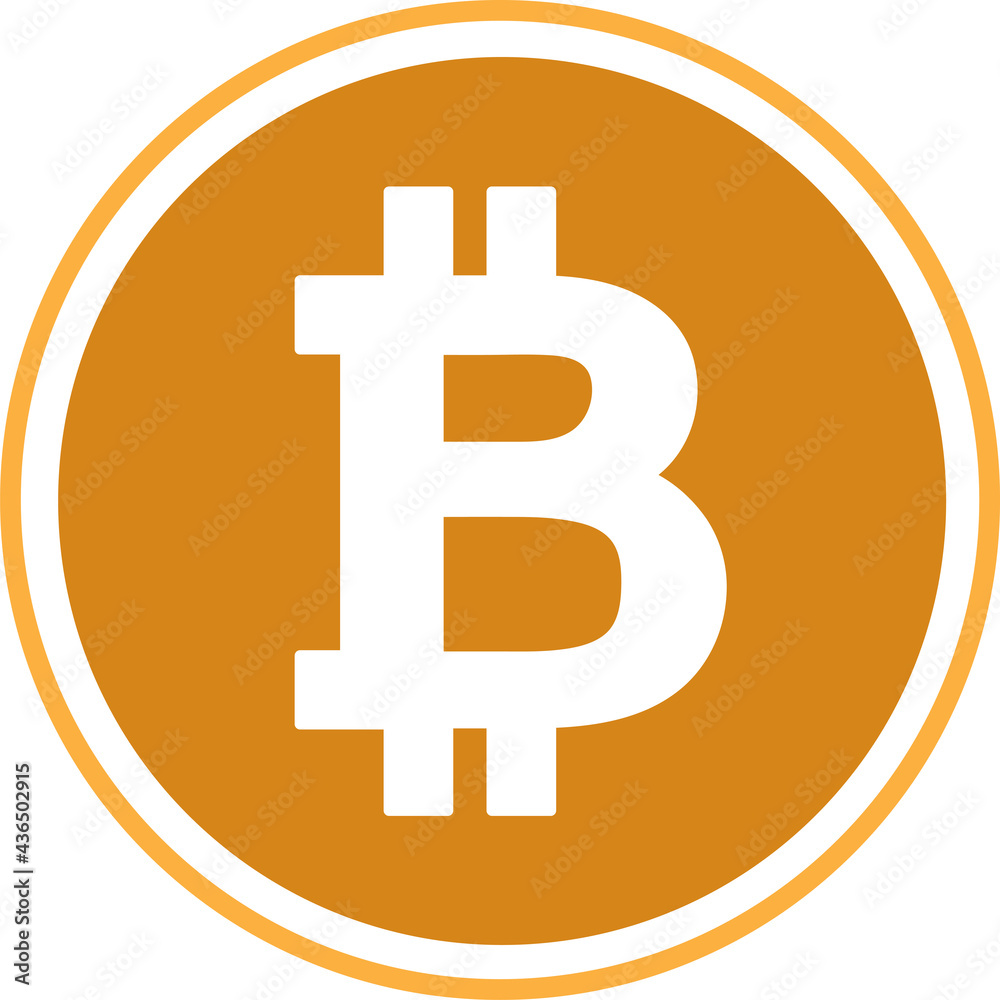 Obraz premium Bitcoin icon sign design