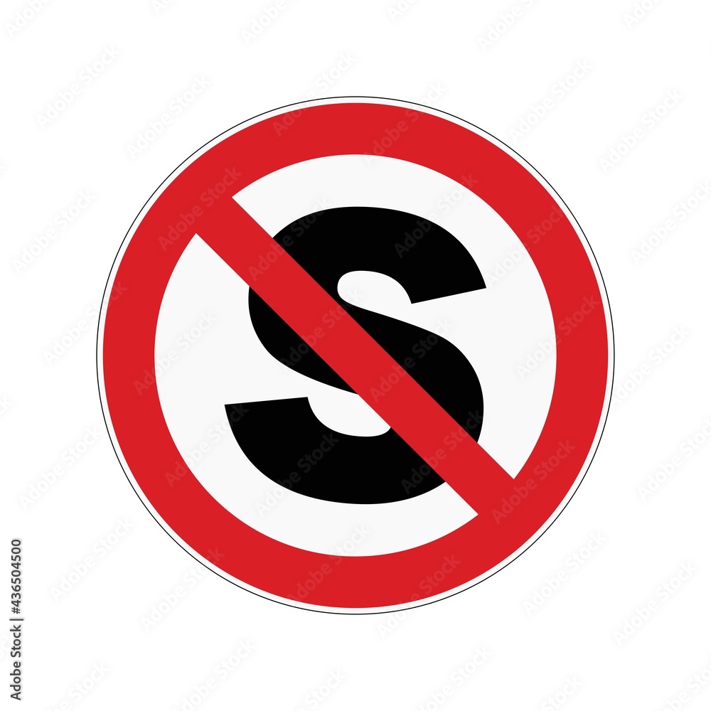 No stop traffic signs vector graphics No stop traffic signs vector graphics