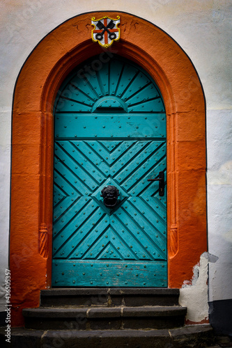 old wooden door