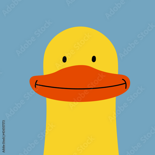 Ilustración de pato abstracta