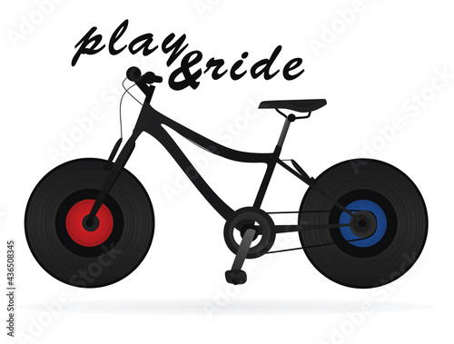 Play and ride concept. vector