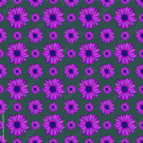 flower pattern Seamless vector background.