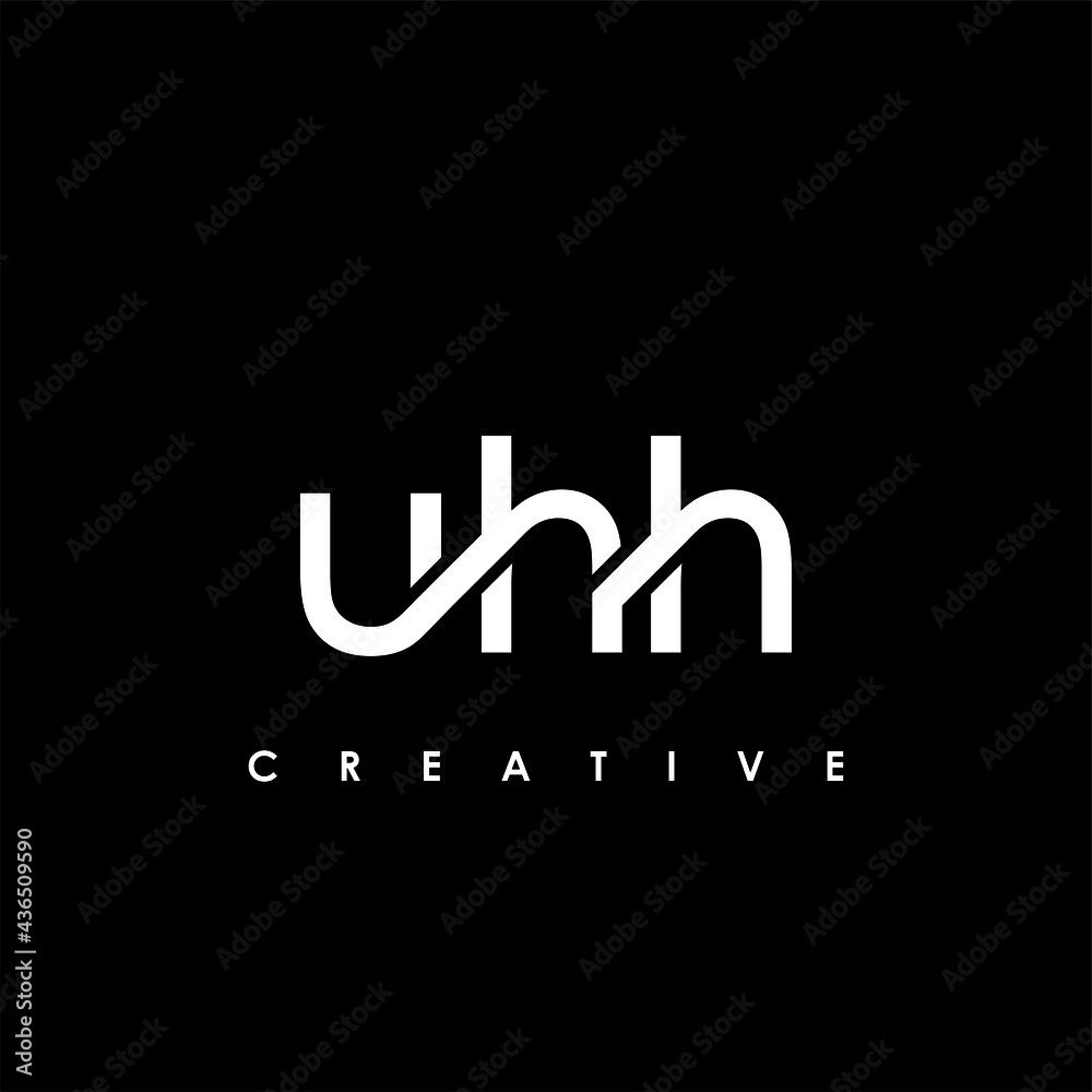 UHH Letter Initial Logo Design Template Vector Illustration UHH Letter Initial Logo Design Template Vector Illustration
